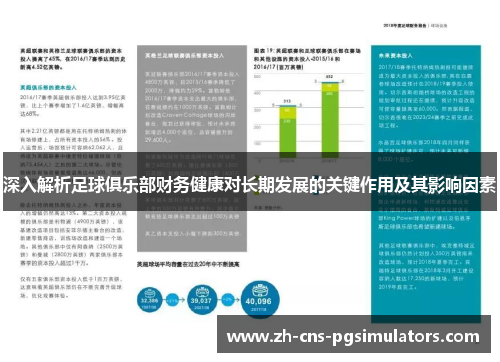 深入解析足球俱乐部财务健康对长期发展的关键作用及其影响因素