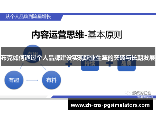 布克如何通过个人品牌建设实现职业生涯的突破与长期发展