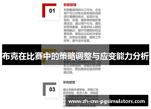 布克在比赛中的策略调整与应变能力分析