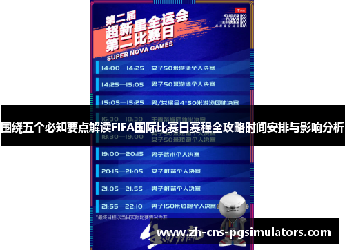 围绕五个必知要点解读FIFA国际比赛日赛程全攻略时间安排与影响分析